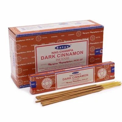 Satya Incenso Sticks 15g - Dark Cinammon