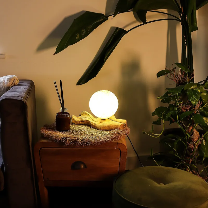 DriftGlow Lamp Cotton Wrap Crema Shade — foto 4