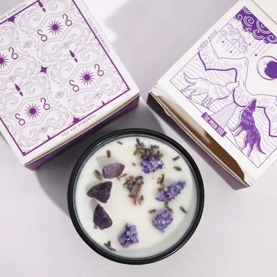 Hop Hare Crystal Magic Fiore Candela The Moon — foto 3