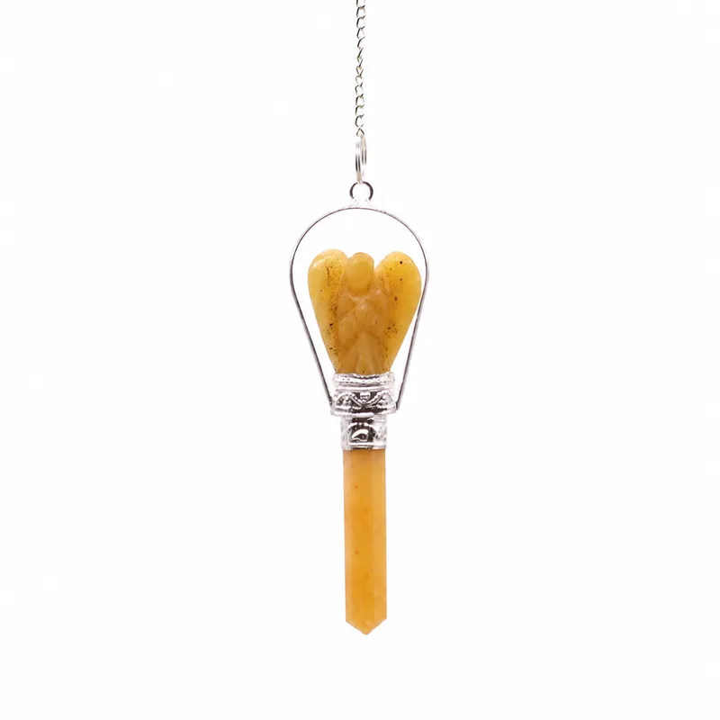 Angel Pendulum with Ring- Yellow Quartz — foto 2