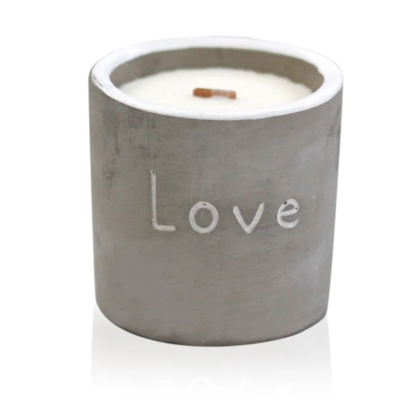 Med Concrete Soy Candela - Love - Purple Fig & Casis