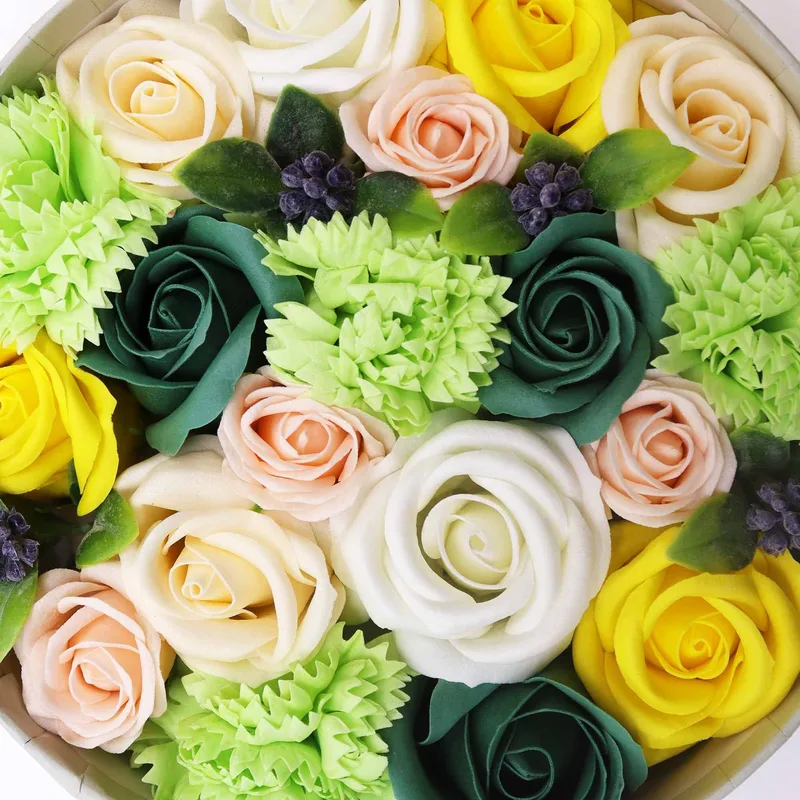 Round Scatola Spring Celibrations Yellow & Greens — foto 2