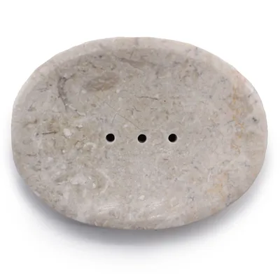 Classic Oval Crema Marble Sapone Dish