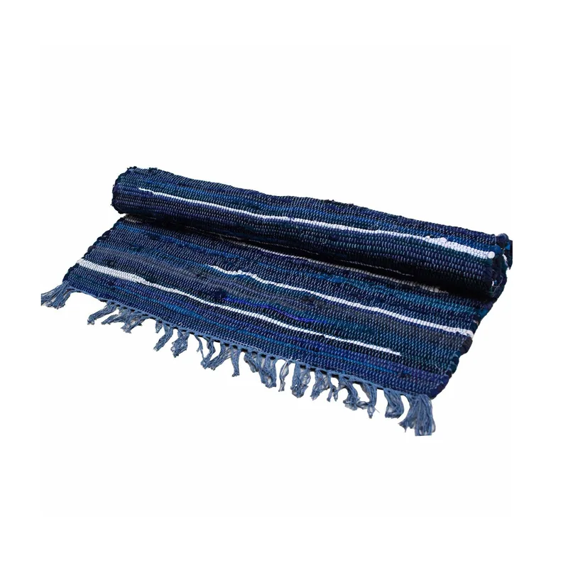 Small Rag Rug 50x90cm premium quality Charcoal Greys