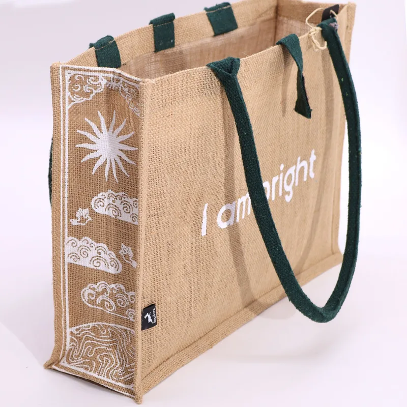 Hop Hare Jute Big Bag - I am Bright — foto 4
