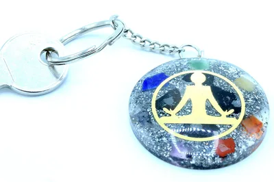 Orgonite Power Keyring Buddha Seven Chakra — foto 3