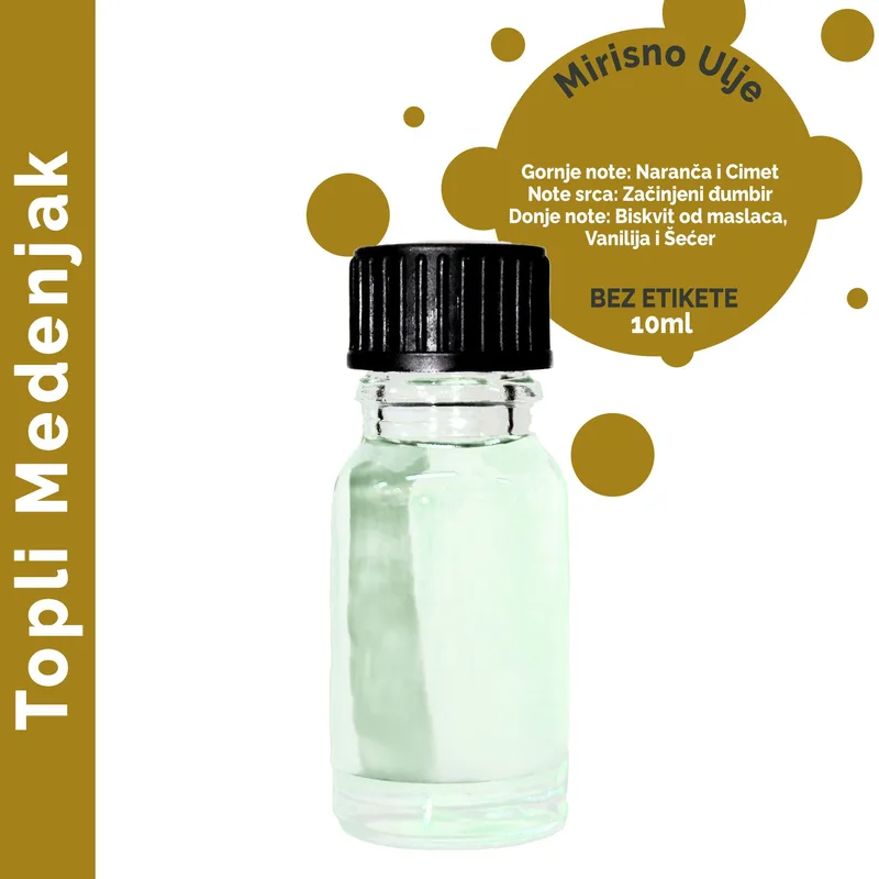 Warm Gingerbread Profumo Olio 10ml Bianco Label — foto 4