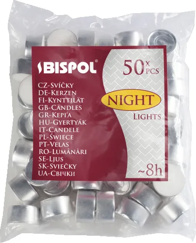 Unscented Tealight 8h