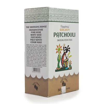 30g Golden Patchouli Smudging Resin Sticks (6s) — foto 2