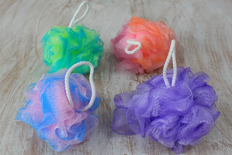 Pretty Variegated Scrunchies 4 asst (display tube) - 40gm