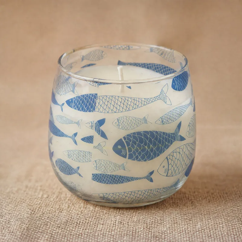 Medium Glass Jar Candele Seabreeze — foto 2