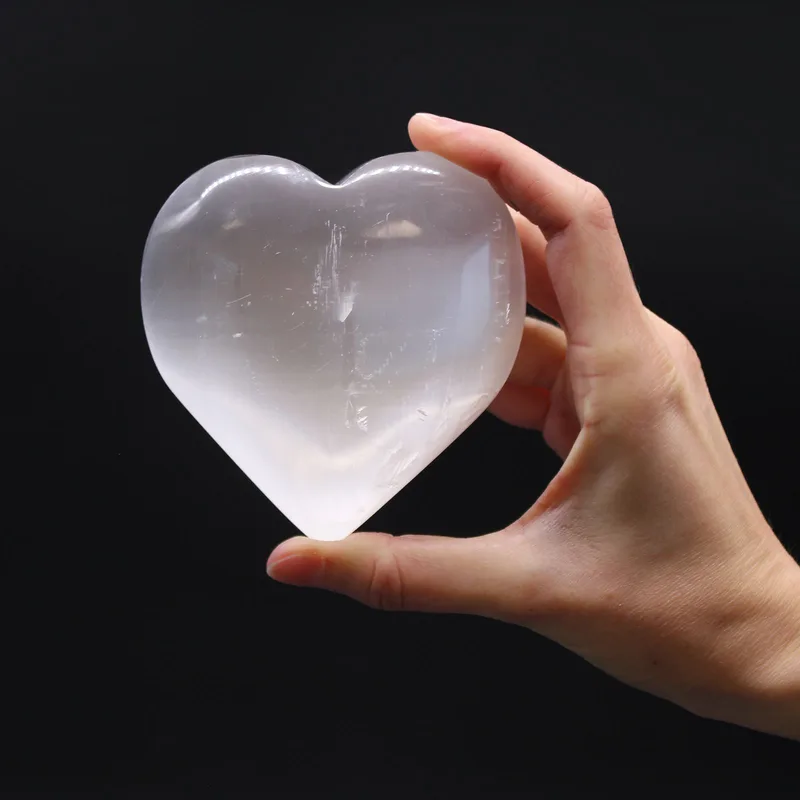 Selenite Heart 10 cm