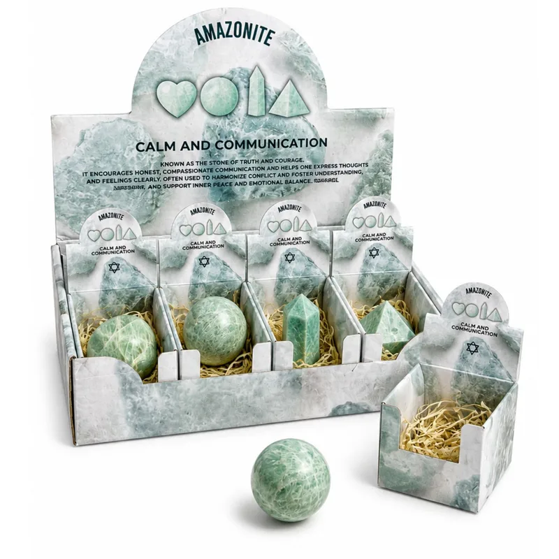 Four Gemstone Shapes - Amazonite — foto 4
