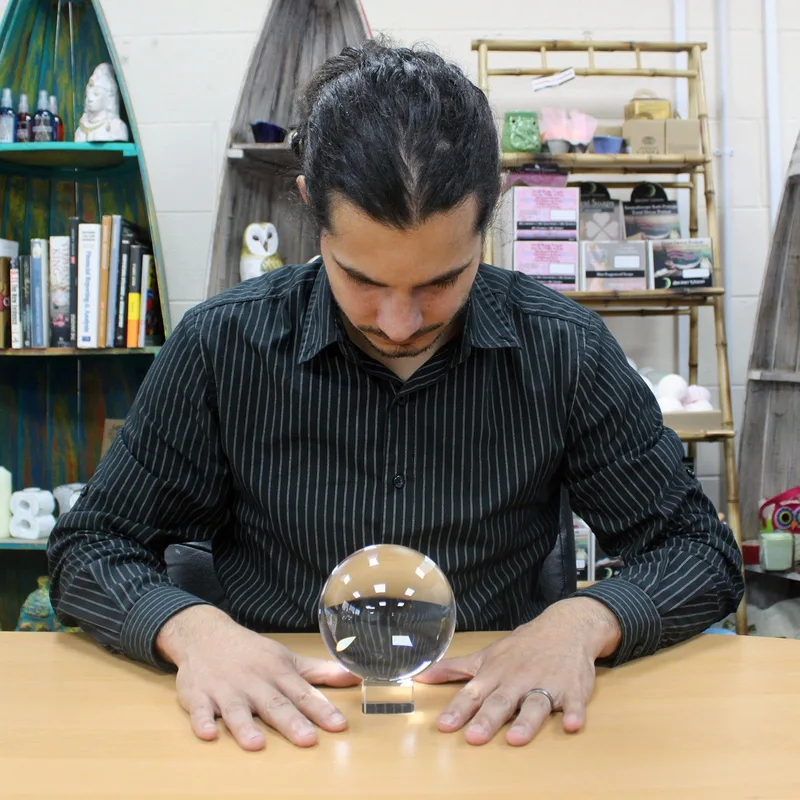 Crystal Ball on Stand 110mm — foto 1