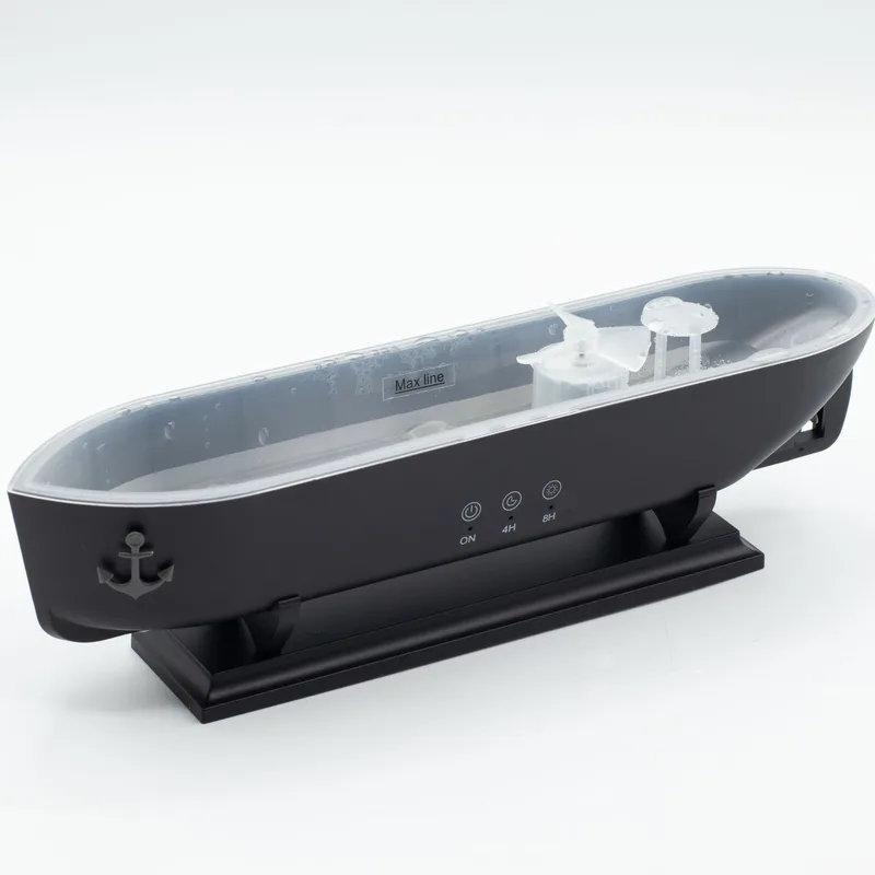 Ship Model Puff Effect Aroma Diffusore with Colour-Changing LED — foto 2