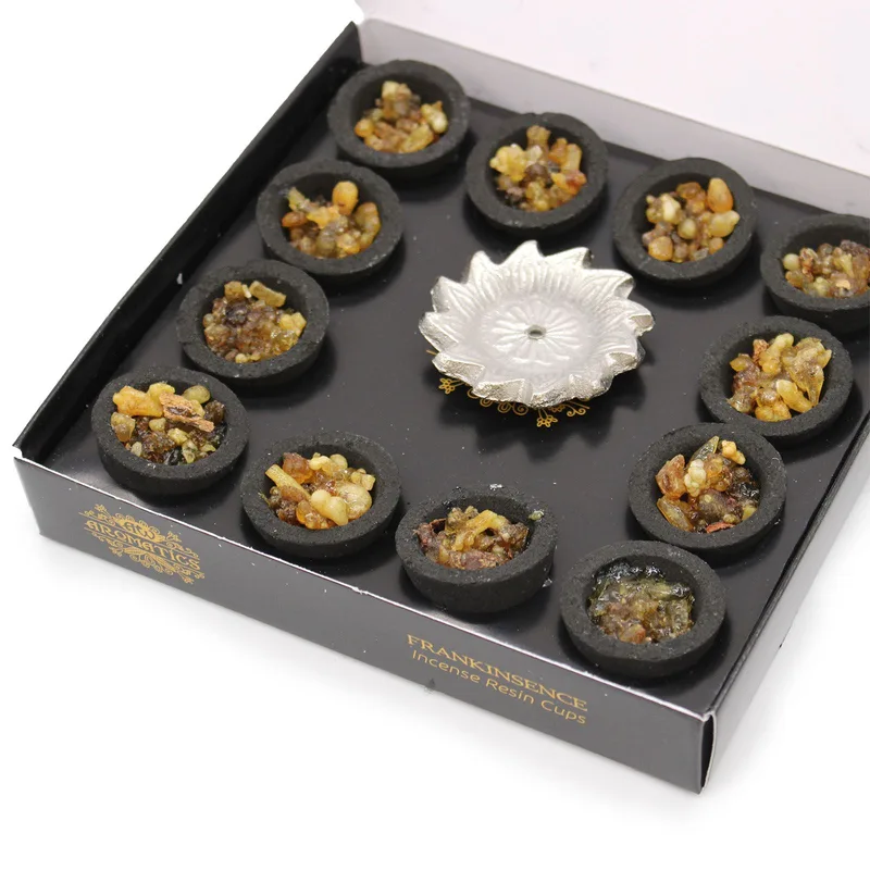 Scatola of 12 Resin Cups Frankinsence — foto 2