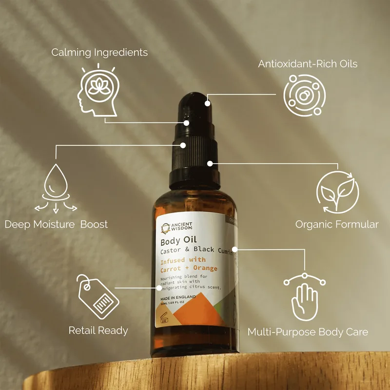 Organic Corpo Olio 50ml - Carrot & Arancia — foto 4