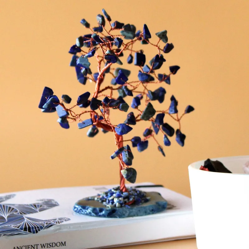 Lrg Gemstone Albero Sodalite on Blu Agate Base