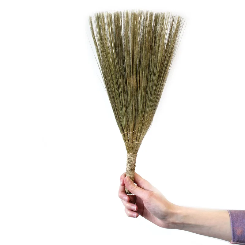 Set 4 Pampas Fan Broom Naturale mixed sizes — foto 4