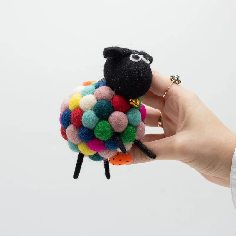 Little Felt Sheep - Multi Colours — foto 1