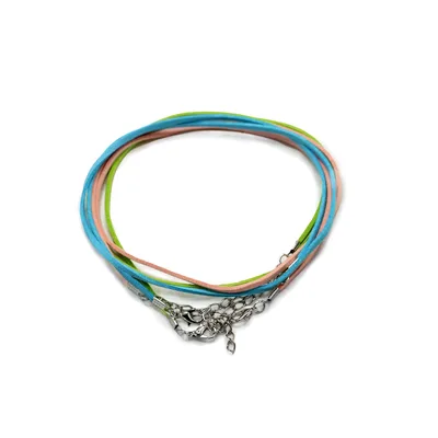 Packs Faux Suede Pendant Cords - 2.5mm x 55cm - Assorted (10 colours) — foto 1