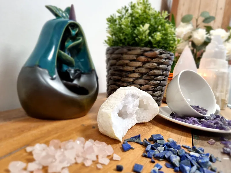 Clear Quartz Gemstone Chips Bulk 1KG — foto 2