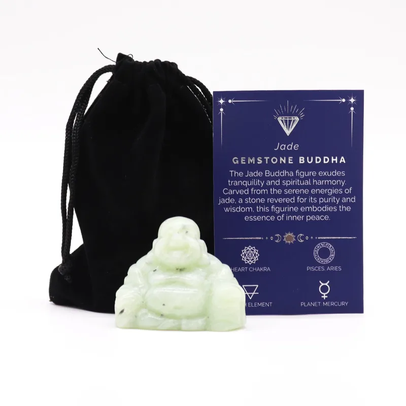 Gemstone Large Buddha Jade 50x40x20mm