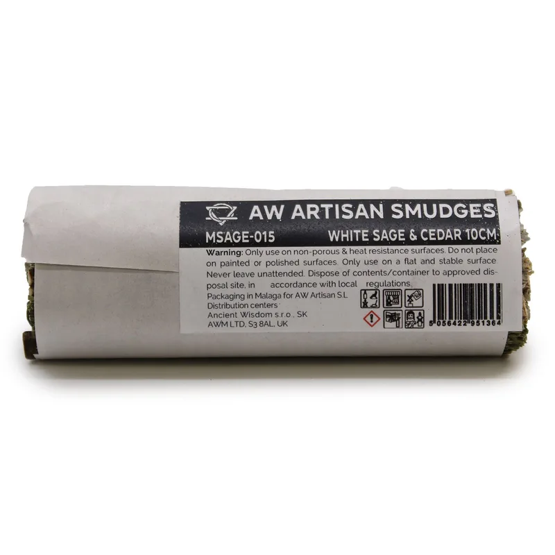 Smudge Stick - Bianco Sage & Cedar 10cm