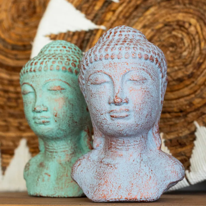 Tranquility Buddha Head Blu Copper — foto 2