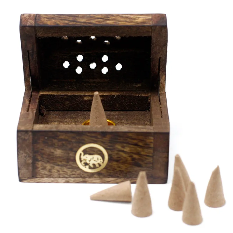 Mini Incenso Cone Smoke Scatola - Mango Legno — foto 3