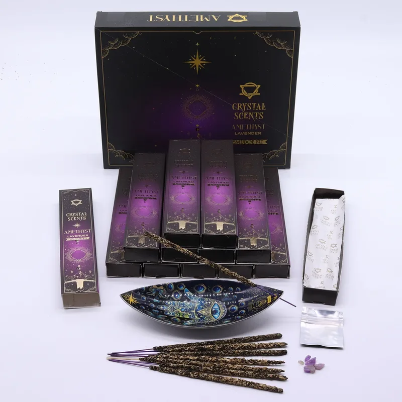 Amethyst Crystal Scents Smudge Incenso - Lavanda — foto 5