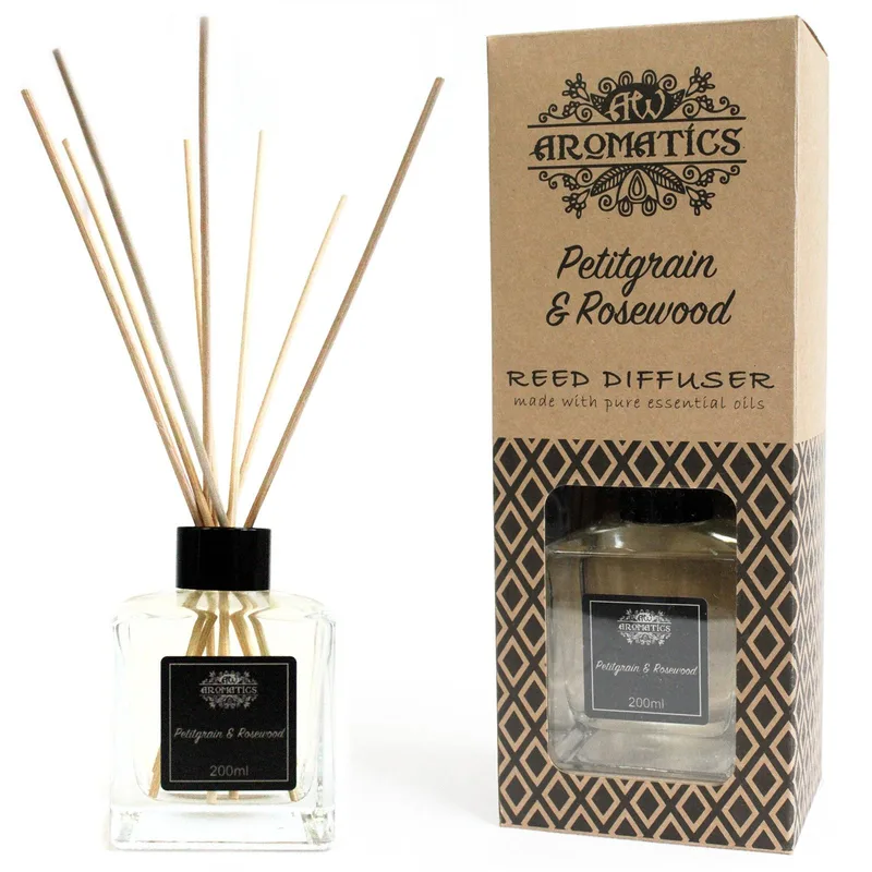 200ml Petitgrain & Rosewood Essenziale Olio Reed Diffusore — foto 5