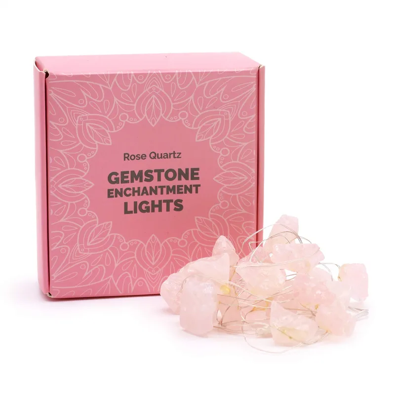 Gemstone Enchantment Lights Rosa Quartz
