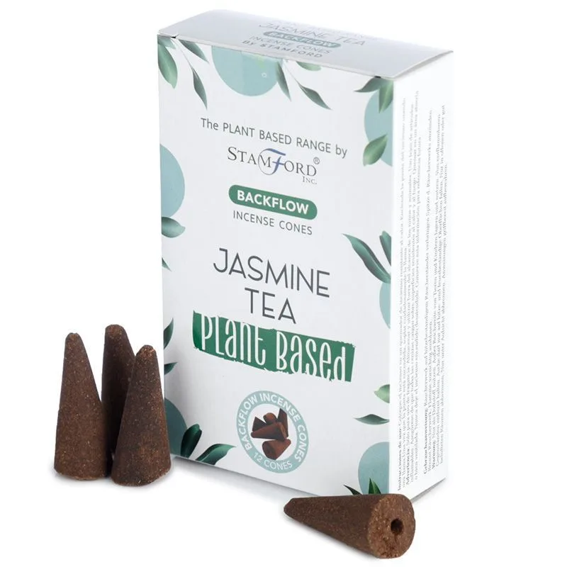 Plant Based Backflow Incenso Cones Gelsomino Tè — foto 2