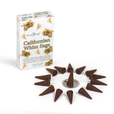 Californian Bianco Sage Incenso Cones — foto 1