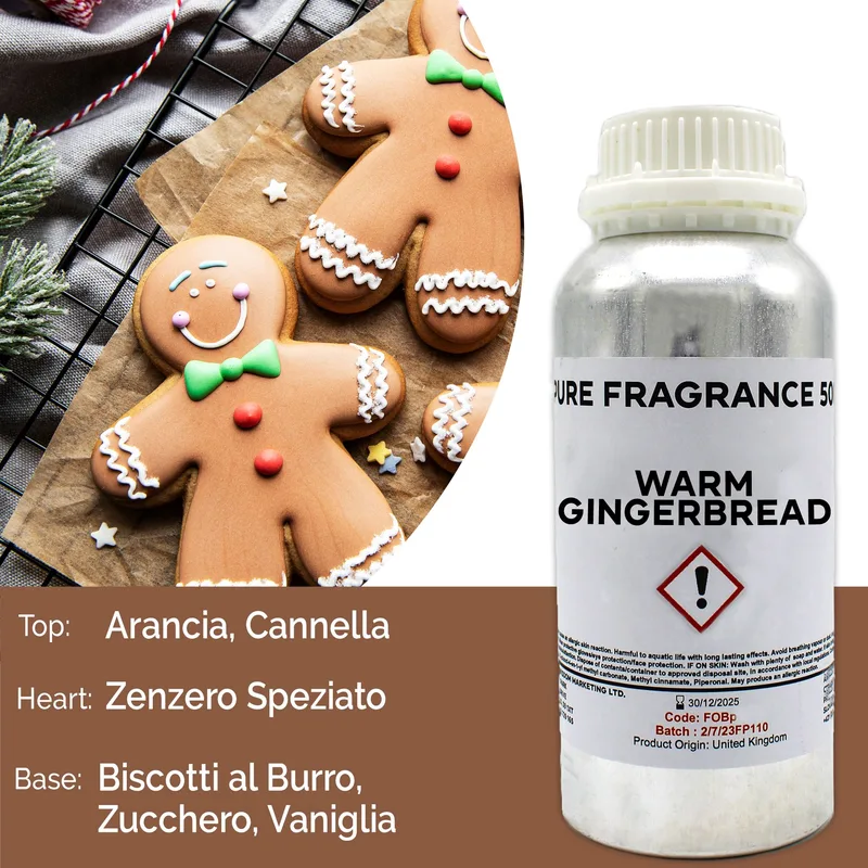 Warm Gingerbread Puro Profumo Olio 500ml — foto 6