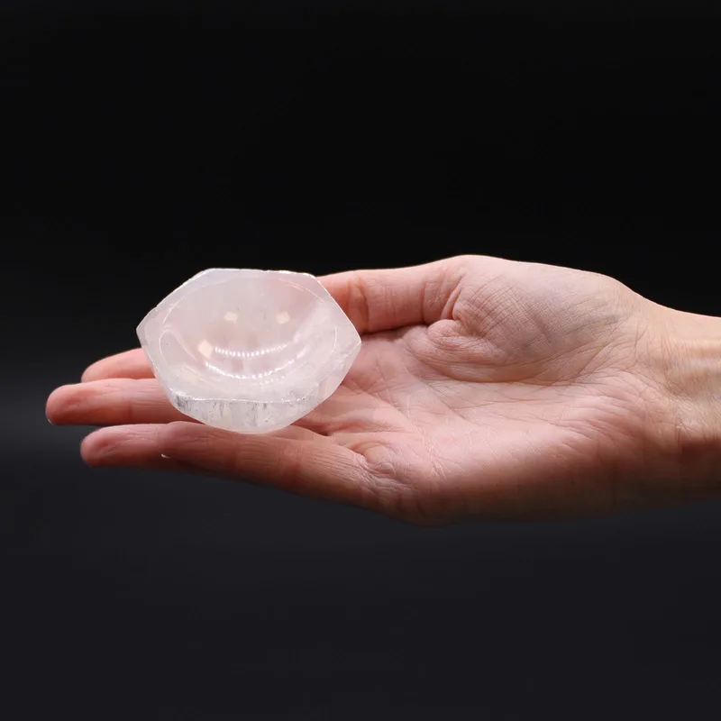 Selenite Hex Bowl 6cm