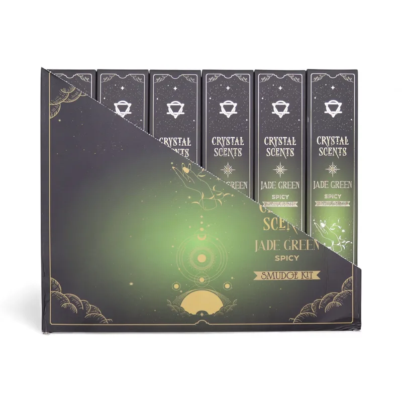 Jade Crystal Scents Smudge Incenso - Spicy — foto 2