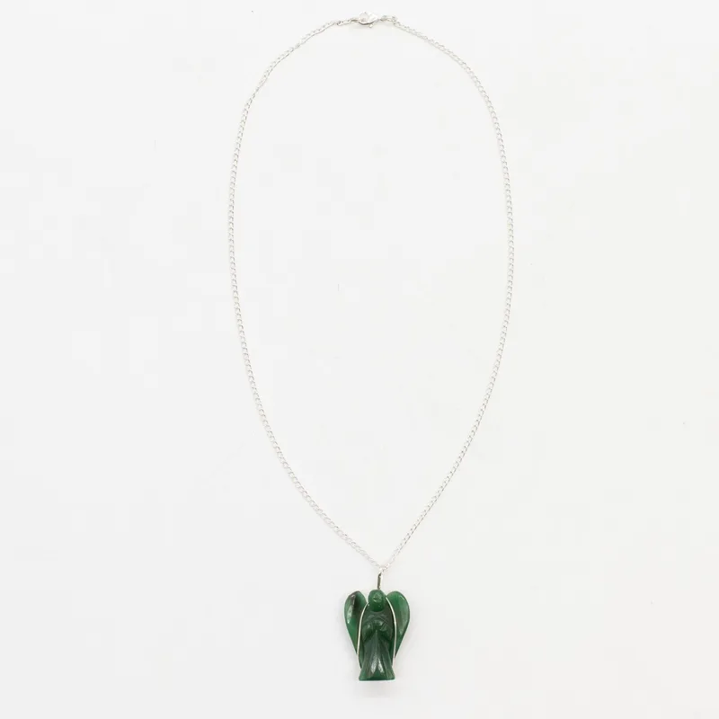Gemstone Guardian Angel Pendant Verde Aventurine — foto 2