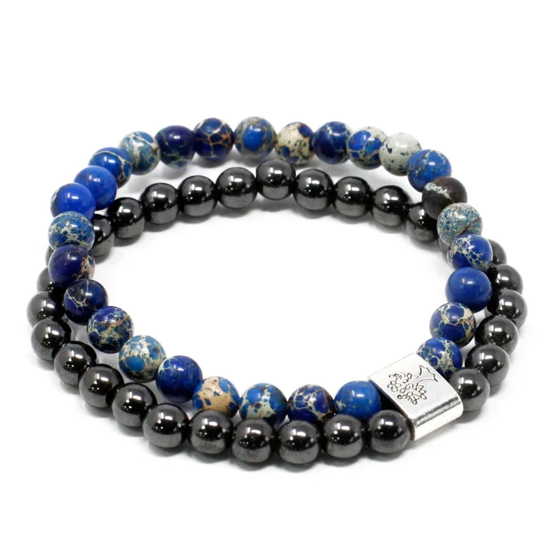 Bracciale con Pietra Naturale Magnetica - Sodalite — foto 5