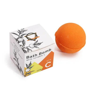 Vitamin C Infused Bagno Bomba with Essenziale Oils — foto 4