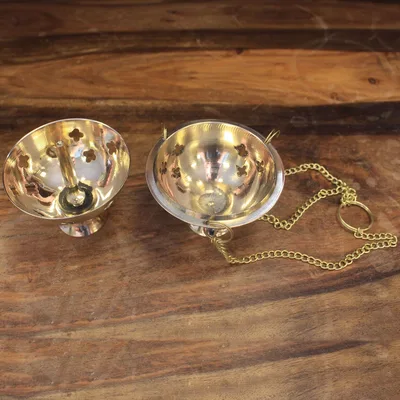 Hanging Brass Incenso Bruciatore — foto 5