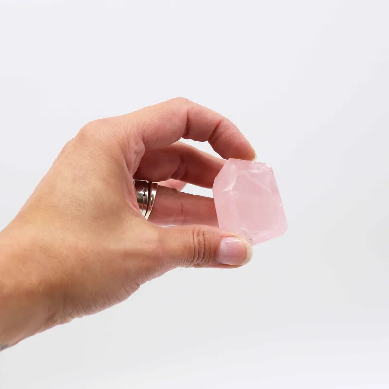 Gemstone Points approx 6cm Indian Rosa Quartz — foto 1