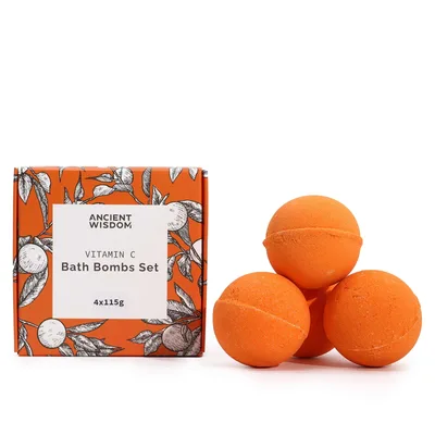 Zesty Vitamin C Bagno Bombe Set – Aromatherapy Quartet — foto 3