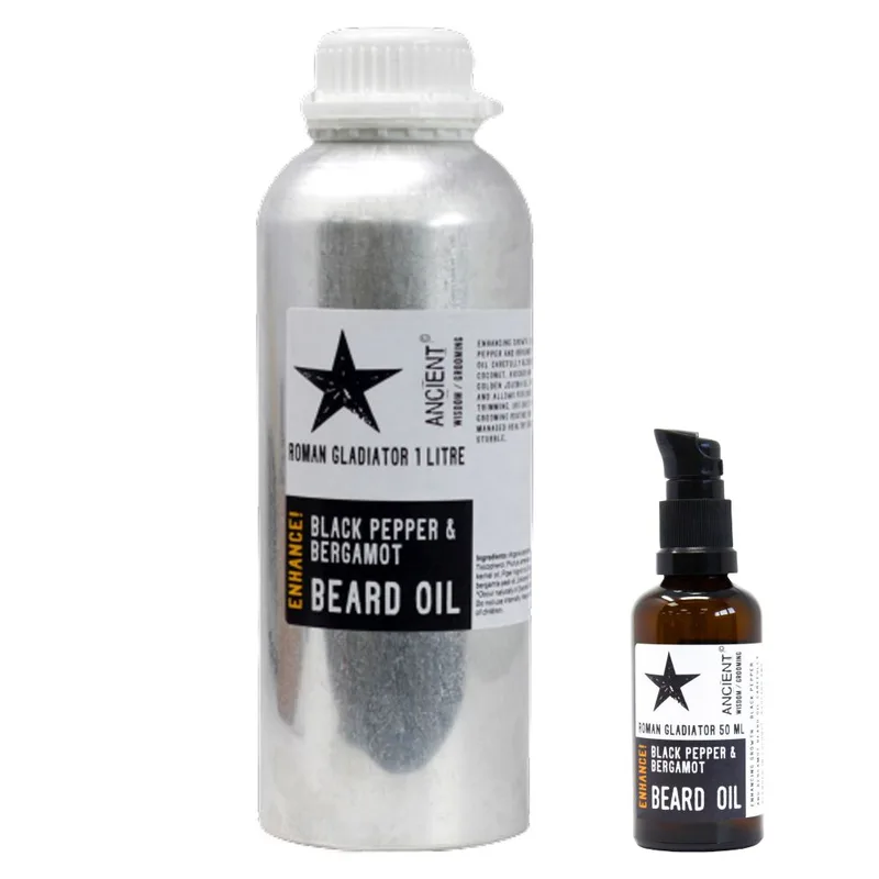 1 Litre Beard Olio Roman Gladiator Enhance! — foto 5