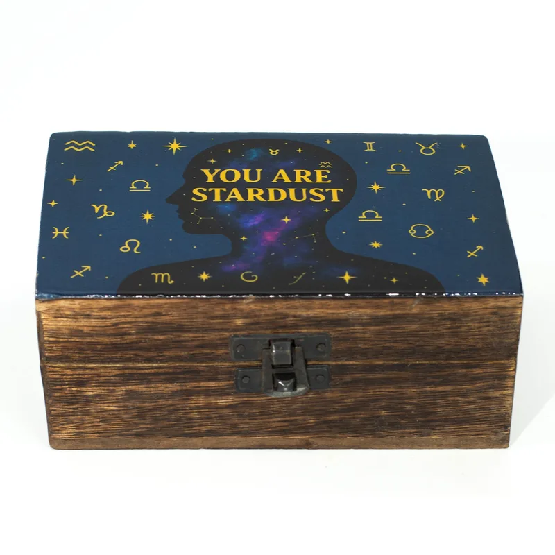 Medium Enamelled Scatola You are Stardust
