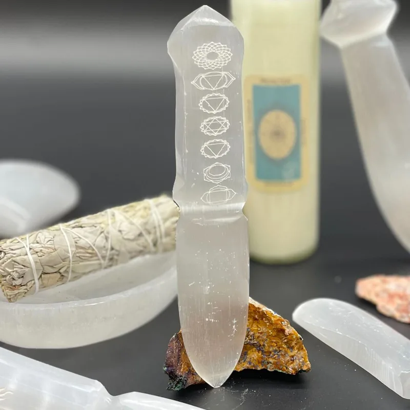 Selenite Ritual Knife Chakra — foto 5