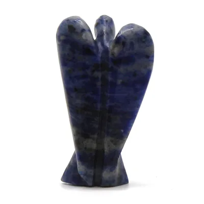 Hand Carved Gemstone Angel - Sodalite — foto 2