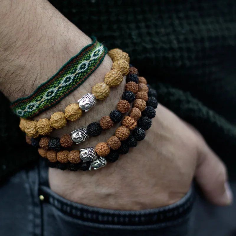 Assorted Rudraksha Buddah Bangles — foto 2