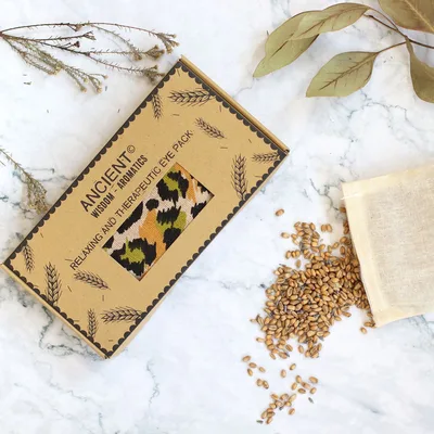 Lavanda Naturale Cotton and Juco Eye Pillow in Gift Scatola Night Leopard — foto 2